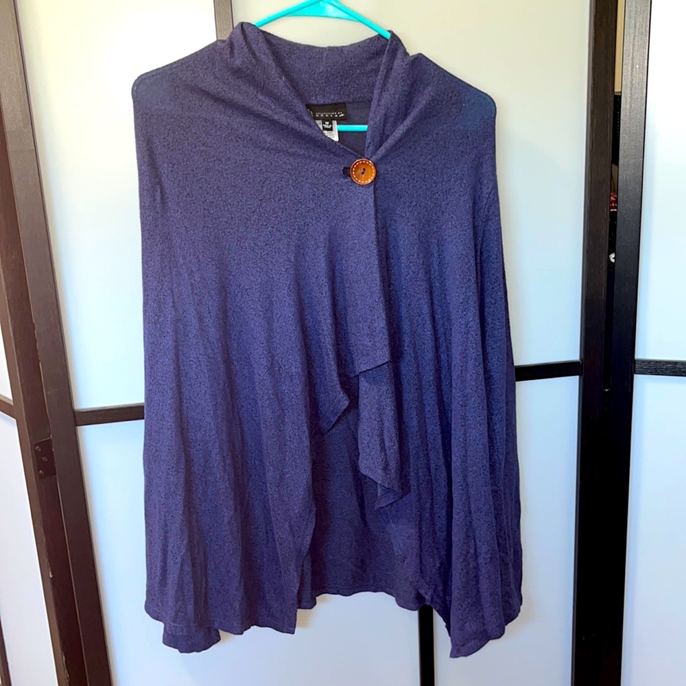 Navy cardigan